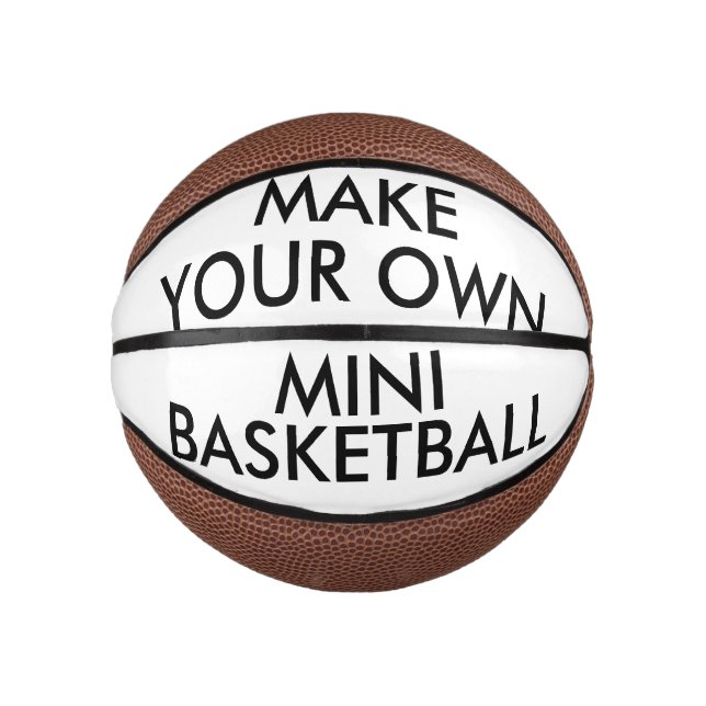 Custom Personalised 6" Mini Size Basketball (Front)