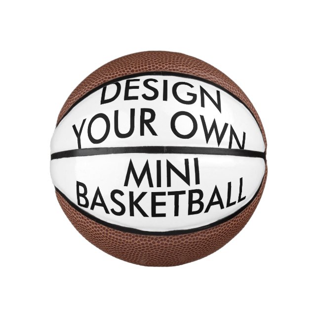 Custom Personalised 6" Mini Size Basketball (Front)