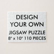 Custom Personalised 8"x10" Jigsaw Puzzle 110 Pc.