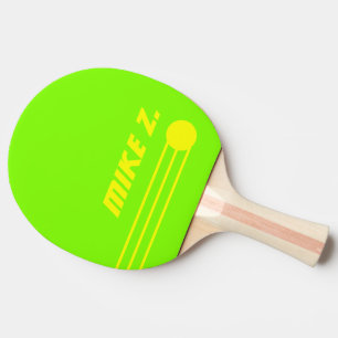 Custom Personalised Acid Colours Modern Ping Pong Paddle