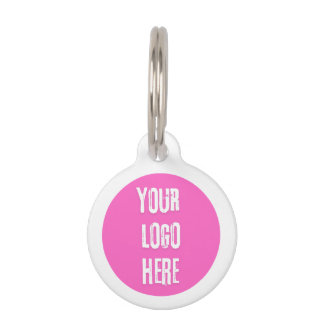 Custom Personalised Add Your Logo Here Pet Leash Tag