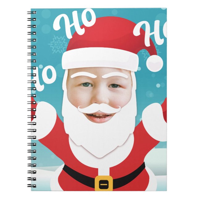 Custom Personalised Add your Own Photo Christmas Notebook (Front)