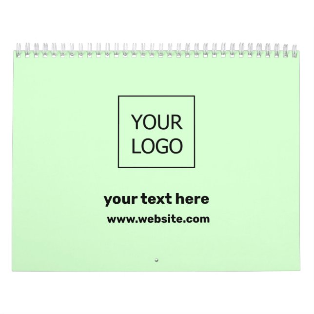 Custom personalised add your photo logo here  cale calendar (Cover)