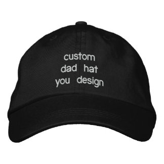 Custom Personalised Adjustable Dad Baseball Hat
