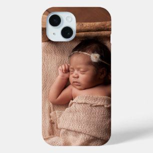 Custom Personalised Baby Photo iPhone 15 Case
