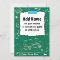 CUSTOM Personalised Back to School and End of Year