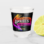 Custom Personalised Bartender Gift  Shot Glass<br><div class="desc">Custom personalised shot glass gift idea with name. This shot glass can be easily customised with your own name,  logo and text. Great personalised gift for boyfriend or fun gift for a bartender.</div>