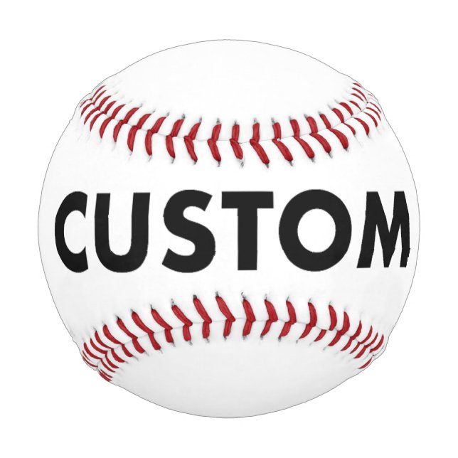 Custom Personalised Baseball Regulation Size (Front)