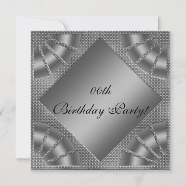Custom Personalised Birthday Party Invitations (Front)