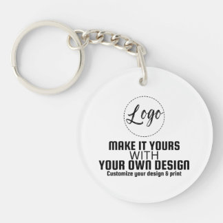Custom Personalised Blank Template Key Ring