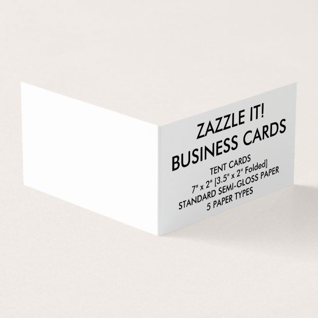 Custom Personalised Book Folded Business Cards (Outside)