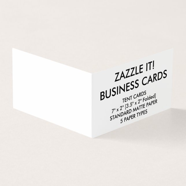 Custom Personalised Book Folded Business Cards (Outside)