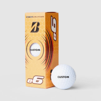 Custom Personalised Bridgestone e6 Golf Balls