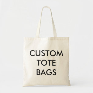 Custom Personalised Budget Tote Blank Template