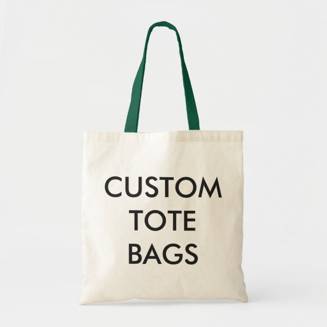 Custom Personalised Budget Tote Blank Template Bag (Front)