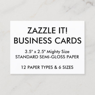 Custom Personalised Business Cards Blank Template