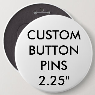 Custom Personalised Button Pin Badge Blank