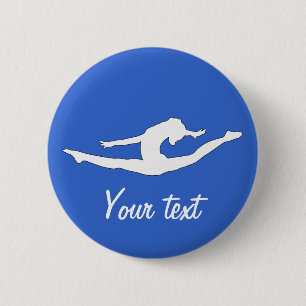 Custom Personalised Buttons Gymanst Dance