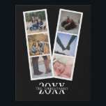 Custom personalised by you 6 photo collage faux canvas print<br><div class="desc">Personalised Photo keepsake wall art  - Faux Wrapped Canvas Print from Ricaso - add your own photos and text - photo collage keepsake gifts</div>