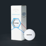 Custom Personalised Callaway Supersoft Golf Balls<br><div class="desc">Make,  design,  create your own custom Callaway Supersoft Golf Balls. Personalised golf equipment for birthday,  Christmas gifts,  wedding favours,  and promotional sports business,  school,  and college recreation.</div>