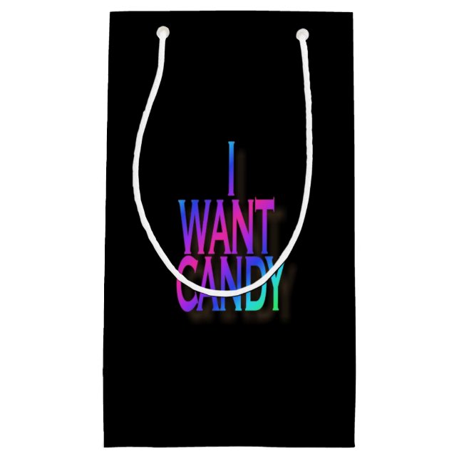 Custom Personalised Candy Gift Bag (Front)