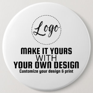 Custom Personalised Circle Button Template