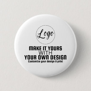 Custom Personalised Circle Button Template