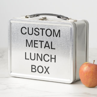 Custom Personalised Classic Metal Lunch Box