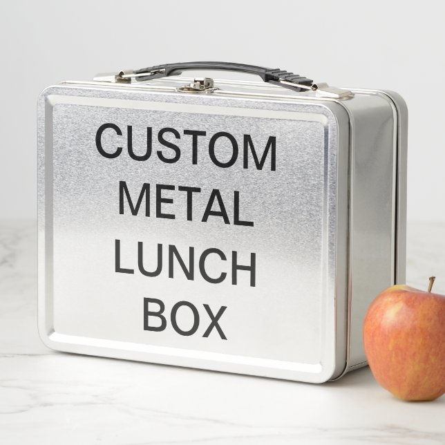 Custom Personalised Classic Metal Lunch Box (In Situ)