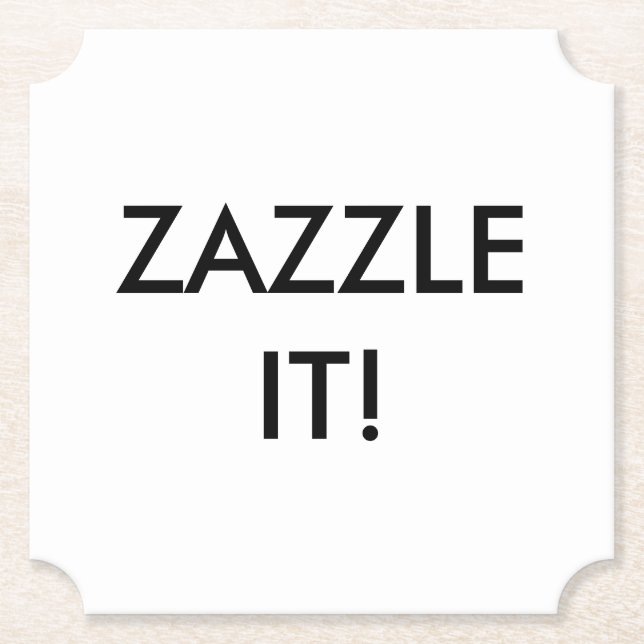 Custom Personalised Coaster Blank Template (Front)