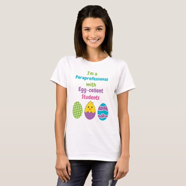 Custom Personalised Cute Easter T-Shirt (Front Full)