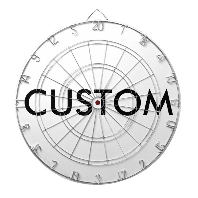 Custom Personalised Dartboard Blank Template (Front)