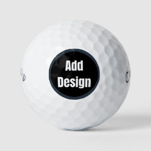 Custom Personalised Design Add Photo or Text Golf Balls