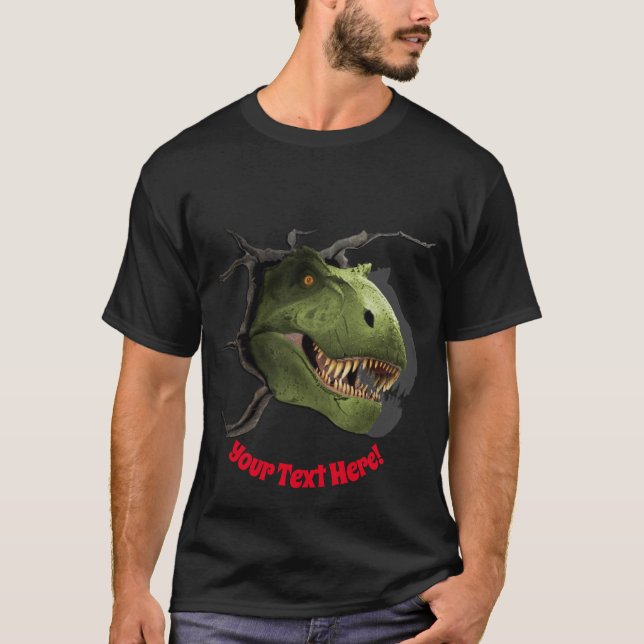 Custom Personalised Design Dinosaur T-Shirt (Front)