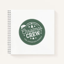 Custom personalised diy Christmas Crew sticker