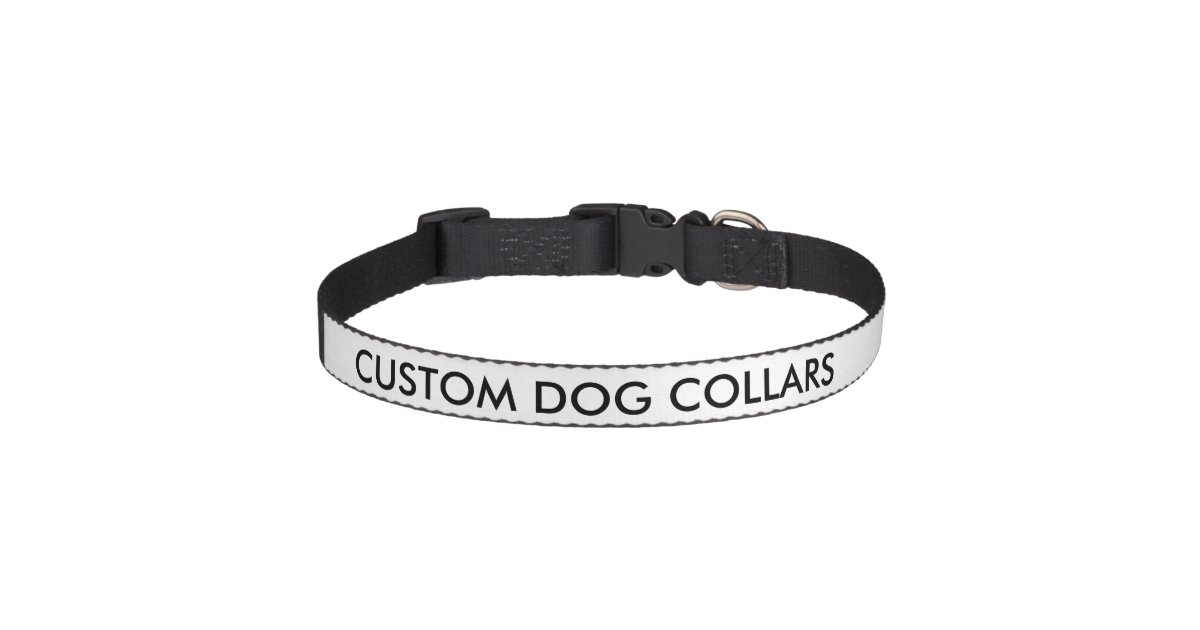 Custom Personalised Dog Collar Blank Template | Zazzle.com.au