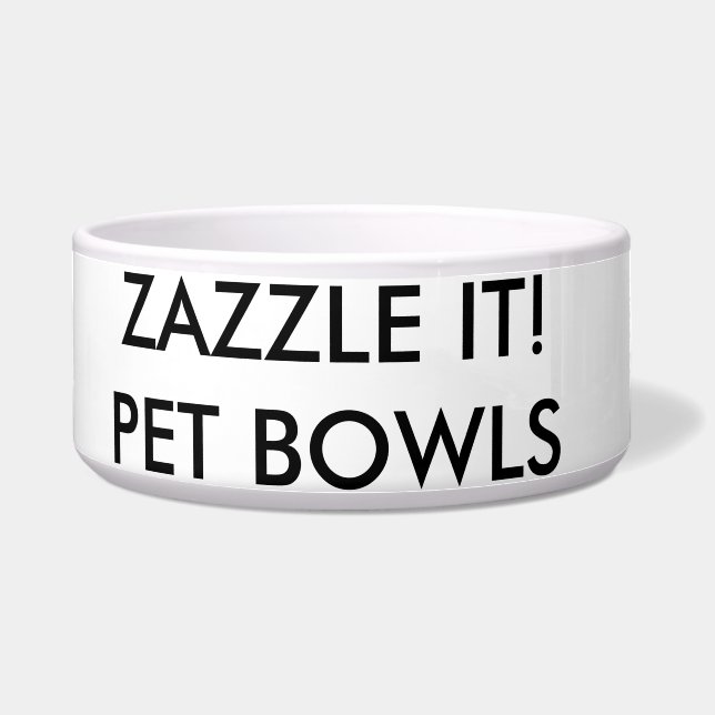 Custom Personalised Dog or Cat Bowl Blank Template (Front)