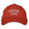 Custom Personalised Embroidered Baseball Cap Blank