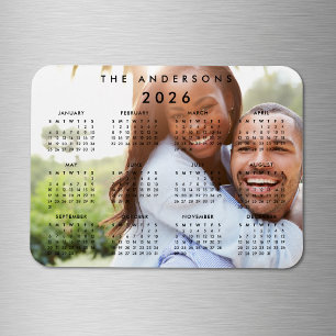 Custom Personalised Family Photo 2022 Calendar Magnet