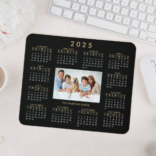 Custom Personalised Family Photo 2023 Calendar Mouse Pad