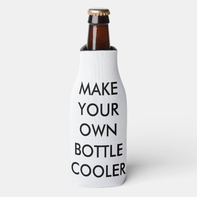 Custom Personalised Foam Bottle Cooler sleeve (Bottle Front)