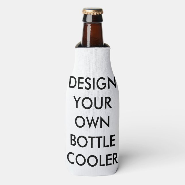 Custom Personalised Foam Bottle Cooler sleeve (Bottle Front)
