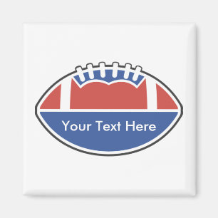 Custom Personalised Football Magnets