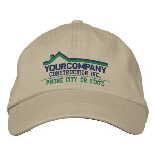 Custom Personalised for Your Construction Business Embroidered Hat