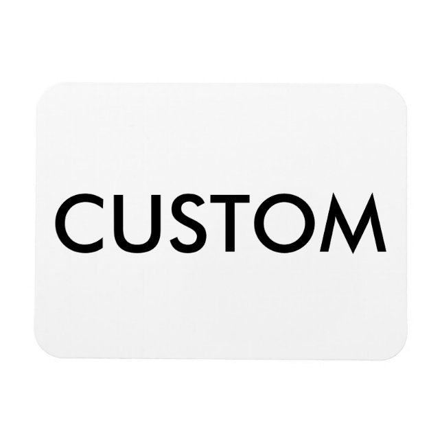 Custom Personalised Fridge Magnet Blank Template (Horizontal)