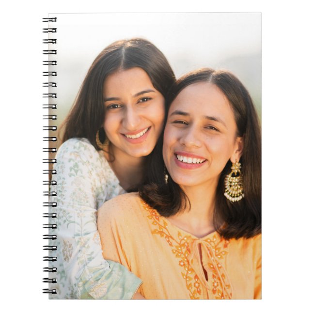 Custom personalised full photo notebook (Front)