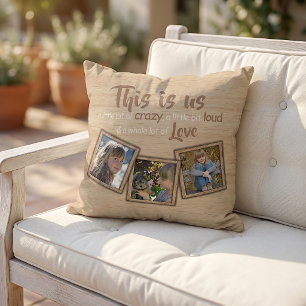 Custom Personalised Funny This Is Us Family Quote Cushion