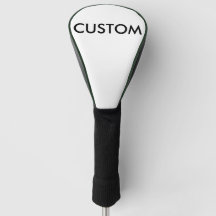 Custom Personalised Golf Club Cover Blank Template