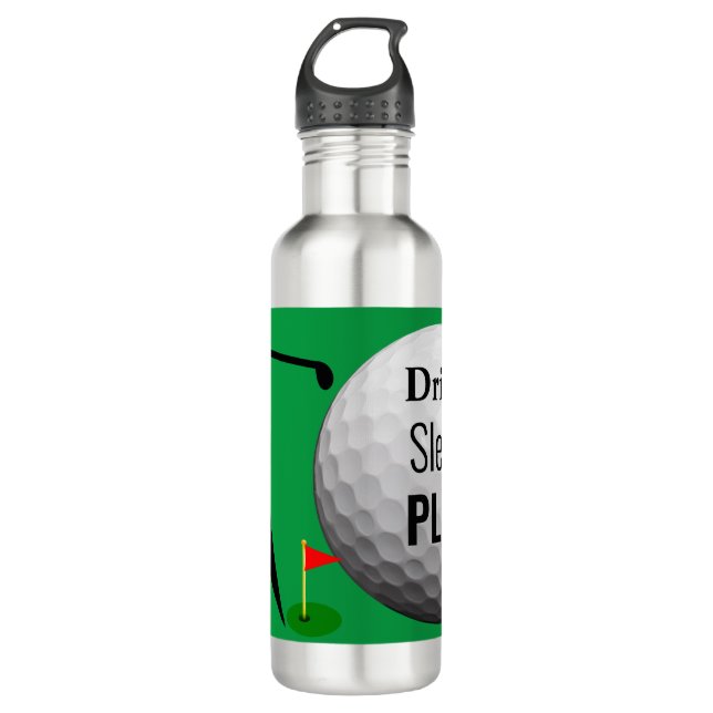 Custom Personalised Golf Water Bottle (Front)