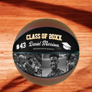 Custom Personalised Graduation Senior Photo Basketball